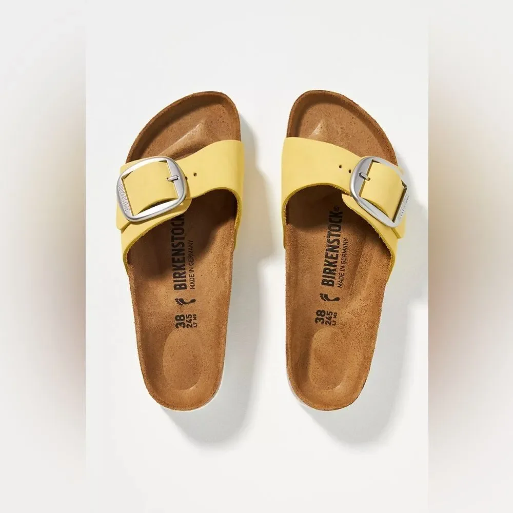 Birkenstock Madrid Big Buckle Sandal in Nubuck leather - Picture 2 of 7